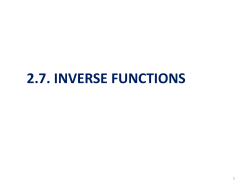 inverse function