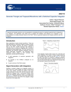 Generate Triangle and Trapezoid Waveforms with a Switched