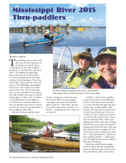 2015 Mississippi River Paddlers