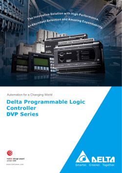 Delta Programmable Logic Controller DVP Series - Tech-Con