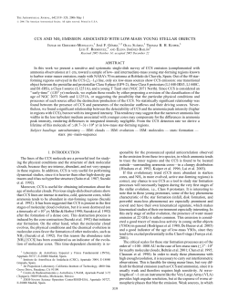 CCS AND NH3 EMISSION ASSOCIATED WITH LOW