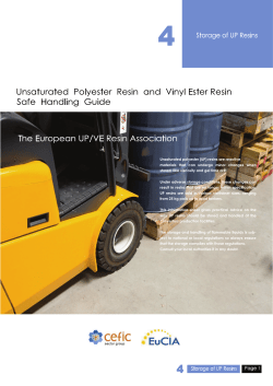 Unsaturated polyester (UP) resins are reactive materials that can