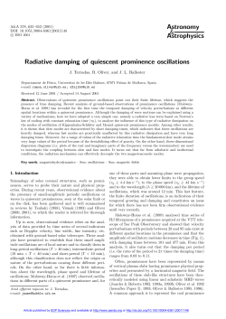 Radiative damping of quiescent prominence oscillations