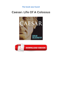 Online Free Ebooks Caesar: Life Of A Colossus