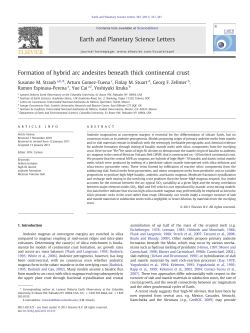 Formation of hybrid arc andesites beneath thick continental crust