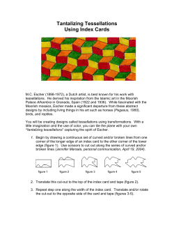 Tantalizing Tessellations Using Index Cards