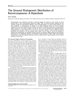 The Unusual Phylogenetic Distribution of