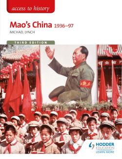 Mao`s China 1936&ndash;97