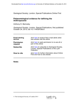 a reprint - Integrative Biology