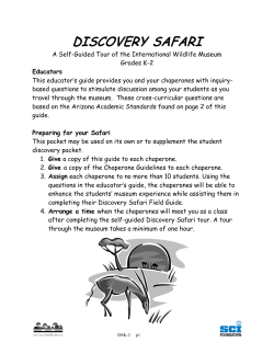 Discovery Safari Educator`s Guide