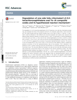 Degradation of one-side fully-chlorinated 1,2,3,4