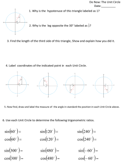 = 60 cos 60sin = 120 cos 120 sin = 240 cos 240 sin