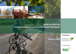 North East Rail Trail Preliminary Demand and Economic Benefit