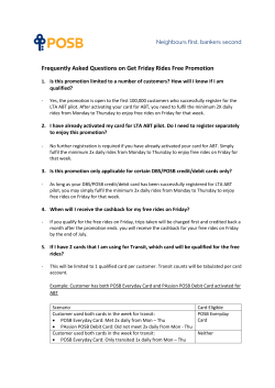Frequently Asked Questions on Get Friday Rides Free Promotion