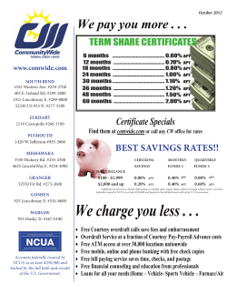October 2012 - Community Wide Federal Credit Union