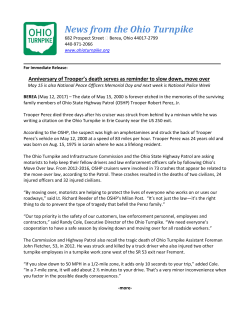 Anniversary of Trooper`s death serves as reminder