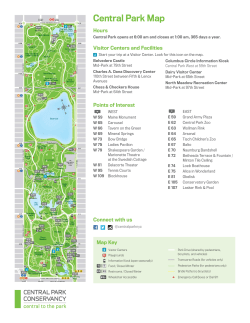 Central Park Map - Central Park Conservancy