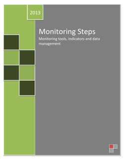Monitoring Steps - Quality Planning