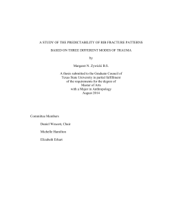 A STUDY OF THE PREDICTABILITY OF RIB FRACTURE