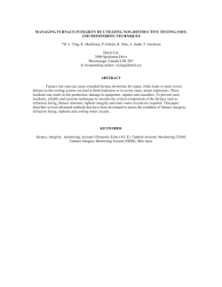 MANAGING FURNACE INTEGRITY BY UTILIZING NON
