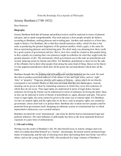 Jeremy Bentham (1748