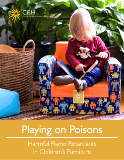 Playing on Poisons - Center for Environmental Health