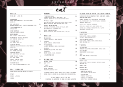 mains pizzas salads tacos sides tapas flat breads burgers