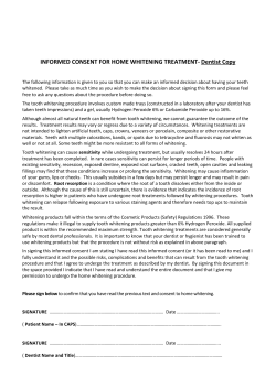 Tooth Whitening