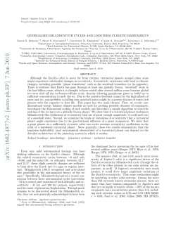 Generalized Milankovitch Cycles and Longterm Climatic Habitability