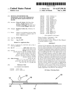 Devices and methods for separating cellular components of blood