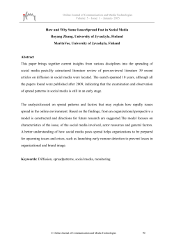 How and why some issues spread fast in social media