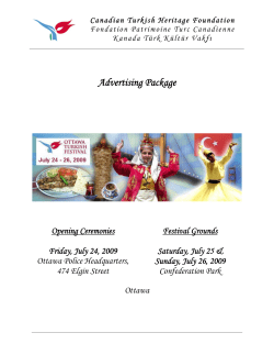 Advertising Package - Ottawa Turkish Festival