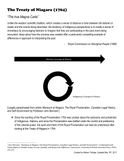 The Treaty of Niagara (1764)