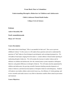 Syllabus CAMS UA 133 - NYU School of Medicine