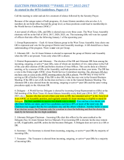 election procedures ***panel 55*** 2015-2017 - Texas Al