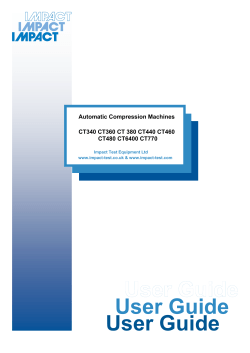 User Guide User Guide - Impact Test Equipment