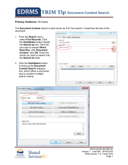Document content search