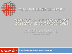 desserts with mangos on the menu