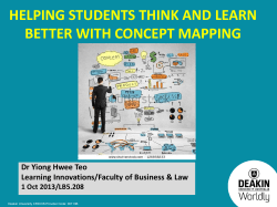 helping students think and learn better with concept mapping