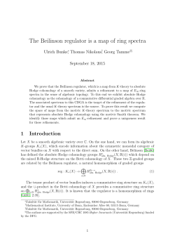 The Beilinson regulator is a map of ring spectra