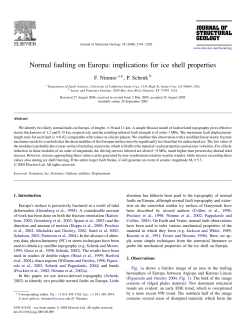 Normal faulting on Europa: implications for ice shell properties