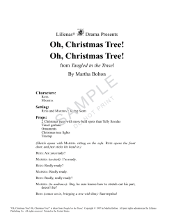 Oh, Christmas Tree!