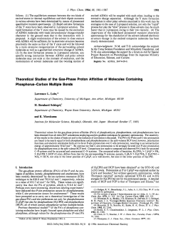 Theoretical Studies of the Gas-Phase Proton Affinities of Molecules