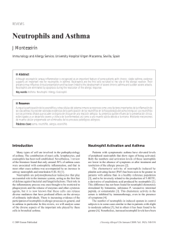 Neutrophils and Asthma