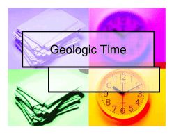 Geologic Time - hrsbstaff.ednet.ns.ca