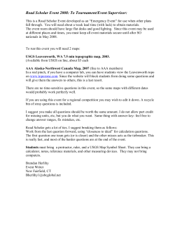 Road Scholar Event 2008