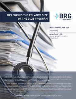 measuring the relative size of the 340b program