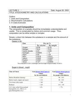 1. Units and Composition