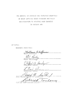 THE EFFECTS CP ISOTONIC AWJ ISOMETRIC EXERCISES ON