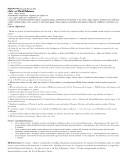 Course objectives - El Camino College